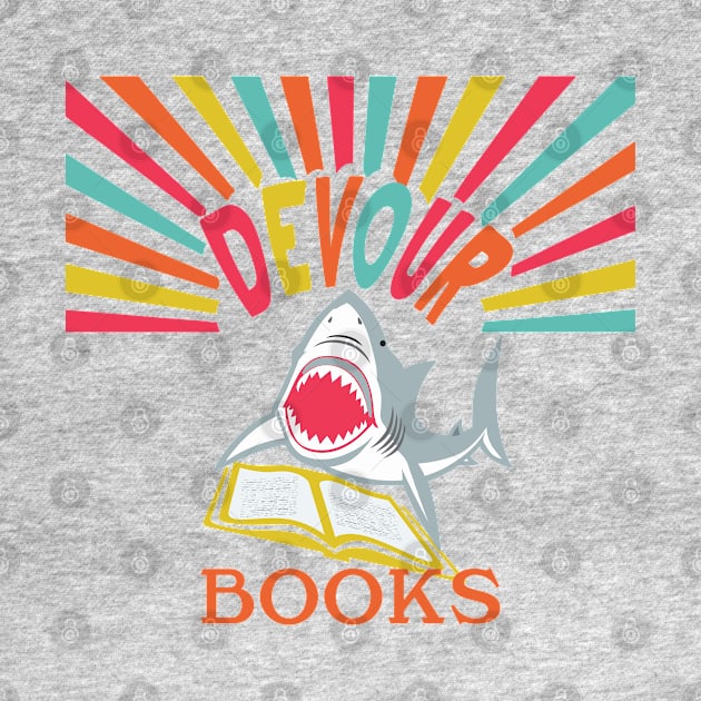 Devour Books Shark by SharksOnShore